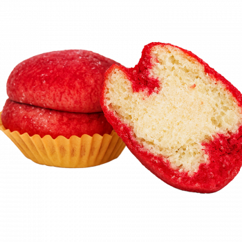 Gebäck "Persik" mit gezuckerter Kondensmilch